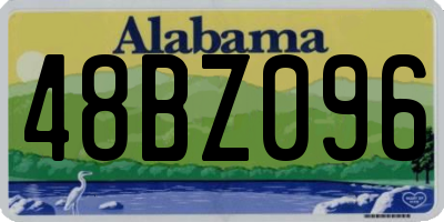 AL license plate 48BZ096