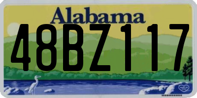 AL license plate 48BZ117