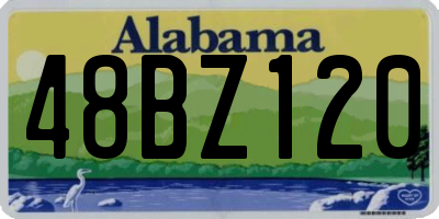 AL license plate 48BZ120