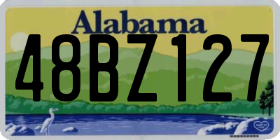 AL license plate 48BZ127