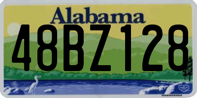 AL license plate 48BZ128