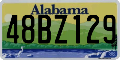 AL license plate 48BZ129