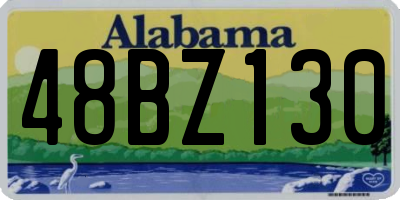 AL license plate 48BZ130
