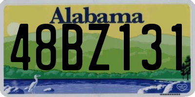AL license plate 48BZ131