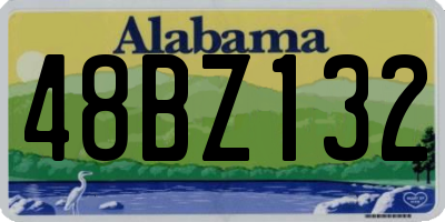 AL license plate 48BZ132