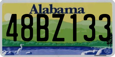 AL license plate 48BZ133