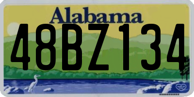 AL license plate 48BZ134
