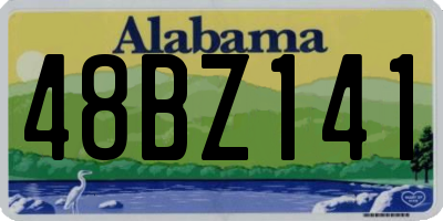 AL license plate 48BZ141