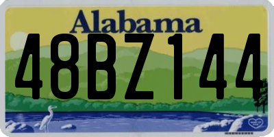 AL license plate 48BZ144
