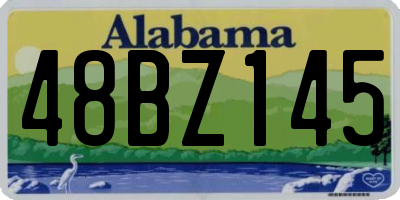 AL license plate 48BZ145