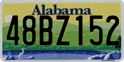 AL license plate 48BZ152