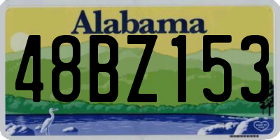 AL license plate 48BZ153