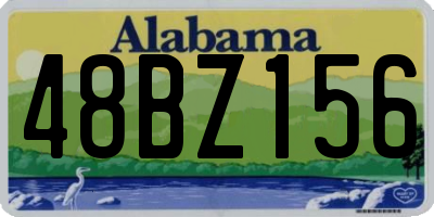 AL license plate 48BZ156