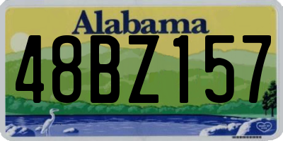 AL license plate 48BZ157