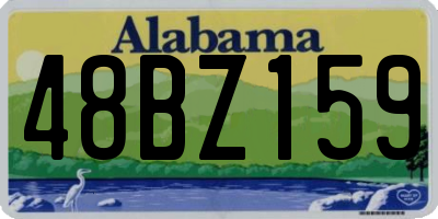 AL license plate 48BZ159
