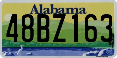 AL license plate 48BZ163