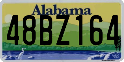 AL license plate 48BZ164