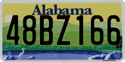 AL license plate 48BZ166