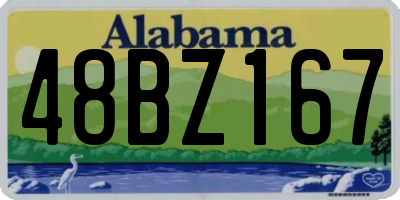 AL license plate 48BZ167