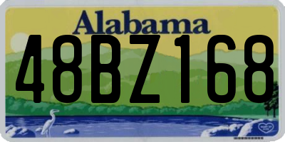 AL license plate 48BZ168