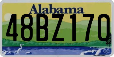 AL license plate 48BZ170