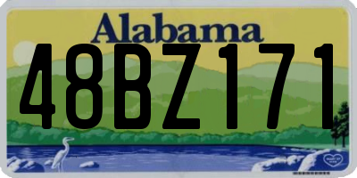 AL license plate 48BZ171