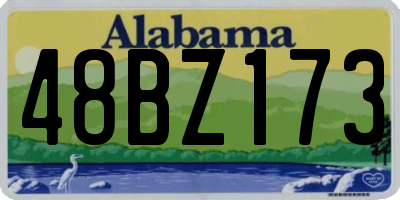 AL license plate 48BZ173