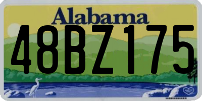AL license plate 48BZ175