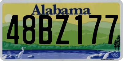 AL license plate 48BZ177