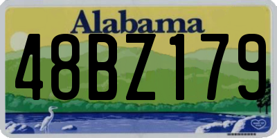 AL license plate 48BZ179