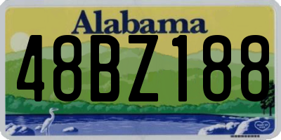 AL license plate 48BZ188