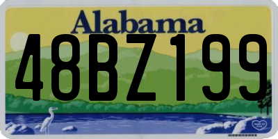 AL license plate 48BZ199