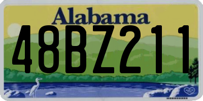 AL license plate 48BZ211