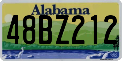 AL license plate 48BZ212