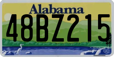 AL license plate 48BZ215