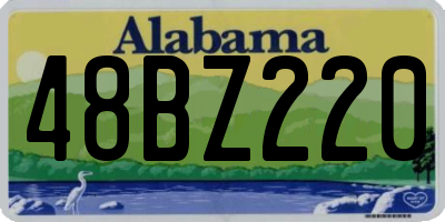 AL license plate 48BZ220