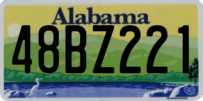 AL license plate 48BZ221