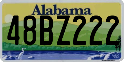 AL license plate 48BZ222