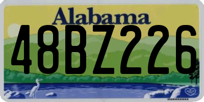 AL license plate 48BZ226