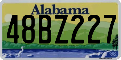 AL license plate 48BZ227