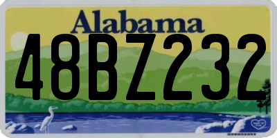AL license plate 48BZ232