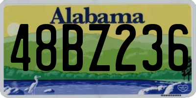 AL license plate 48BZ236