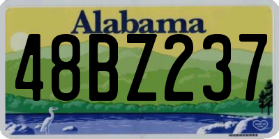 AL license plate 48BZ237