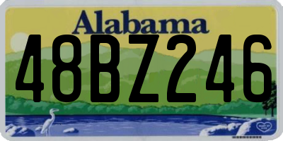AL license plate 48BZ246