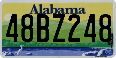 AL license plate 48BZ248