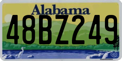 AL license plate 48BZ249