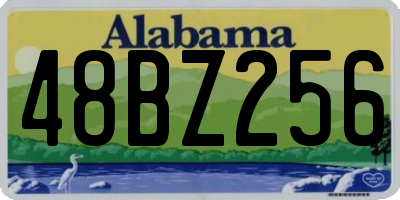 AL license plate 48BZ256