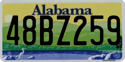 AL license plate 48BZ259