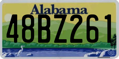 AL license plate 48BZ261
