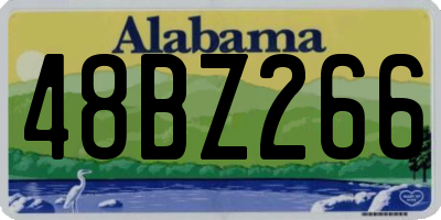 AL license plate 48BZ266